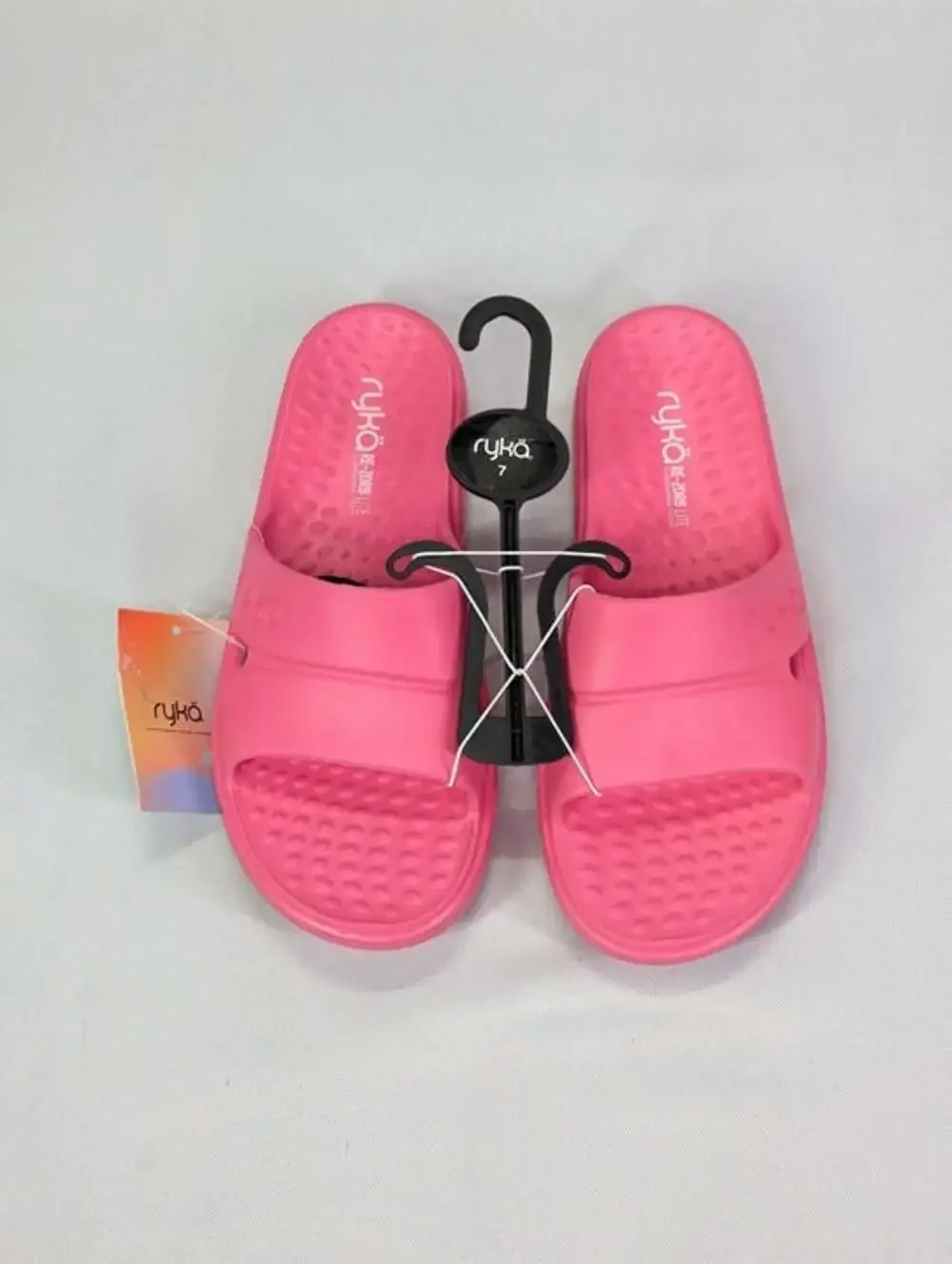 Ryka Women's Restoreslide Recovery Slide in Hot Pink Size 7 M (MSRP $50)